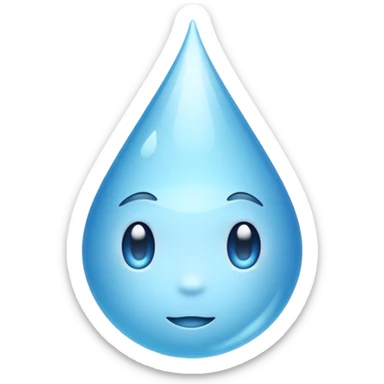 Testing water ads sticker