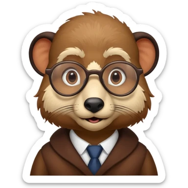 professor ant eater sticker