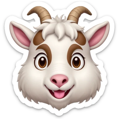 Lupe (goat) from the Ferdinand Disney movie sticker