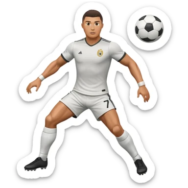 Ronaldo shooting sticker