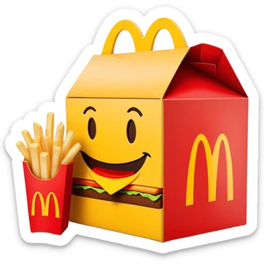 90’s McDonald’s happy meal sticker