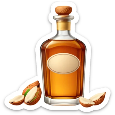 A bottle of amaretto sticker