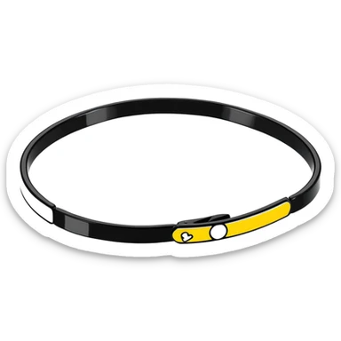 white Whoop band bracelet sticker