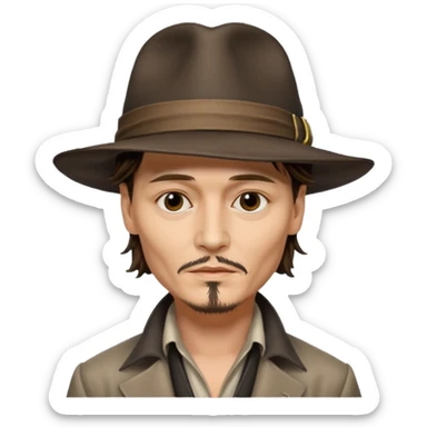 johnny depp sticker