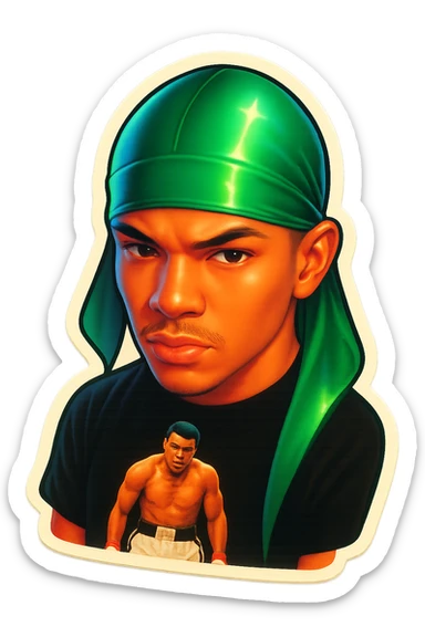 lol face
Change His durag To Green sticker