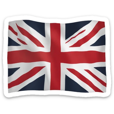 english flag sticker