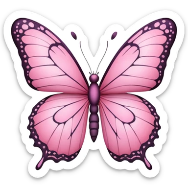 Mariposa rosa  sticker