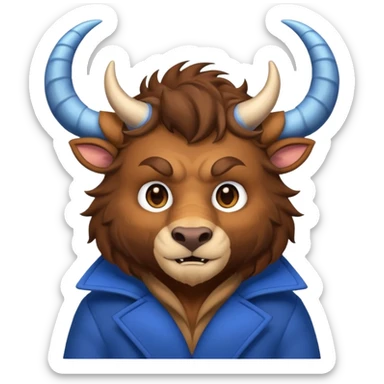 Beast from Beauty and the Beast Movie sticker