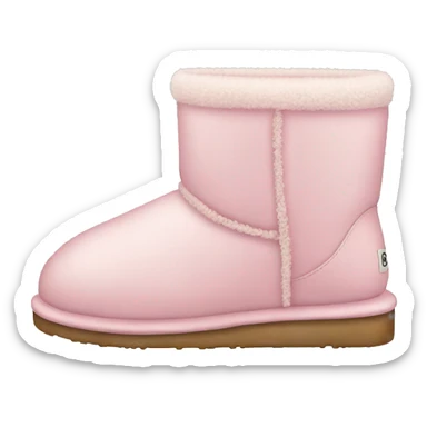 light pink uggs sticker
