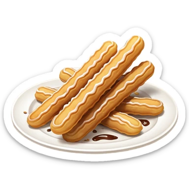 THE CHURROS MAKE IT BLACK sticker