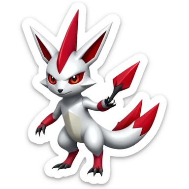 Shiny Dark Exotic Bisharp-Zangoose-Scizor-Hybrid-Creature sticker