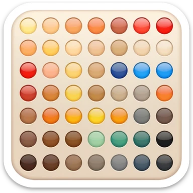 Neutral coloring sticker