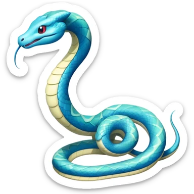 Seviper-Dragonair-Dratini-Snake-hybrid, full body, no legs sticker