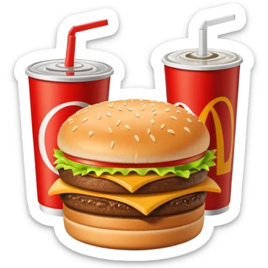 1990’s McDonald’s meal sticker