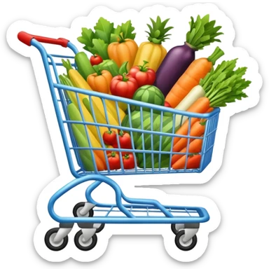 carrello della spesa sticker