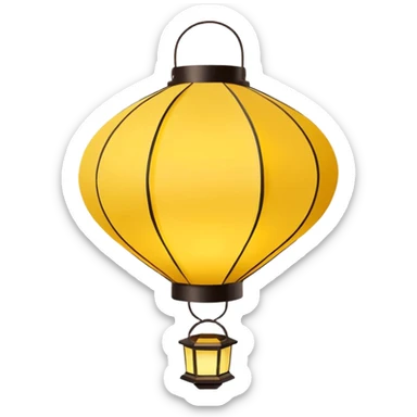 Lanterna flutuante do filme da Rapunzel, lanterna da Tailândia  sticker