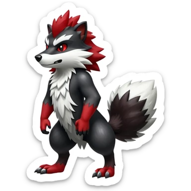 Shiny Obstagoon (full body) sticker