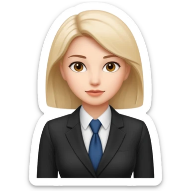 LAdy Boss, different pose sticker