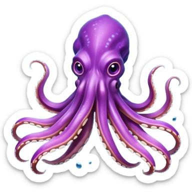Giant Squid – Huge squid with long curling arms sticker