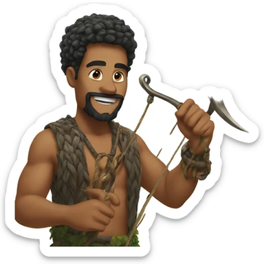 Maui and his hook sticker