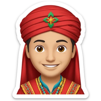Emoji morrocan amazigh sticker