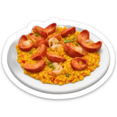 paella chorizo sticker