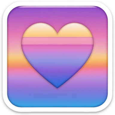 Ombré pink blue purple yellow sunset heart 2016 vibes sticker