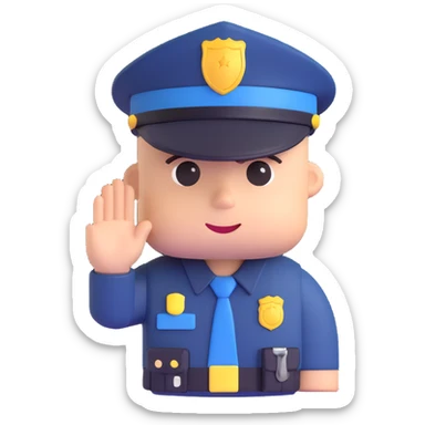 Police sticker