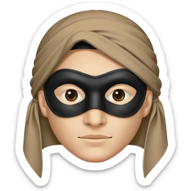 A thief's emoji sticker