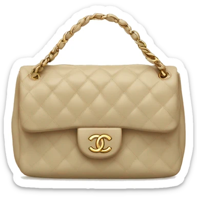 Chanel bag beige  sticker