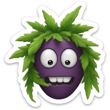 kush the monster sticker