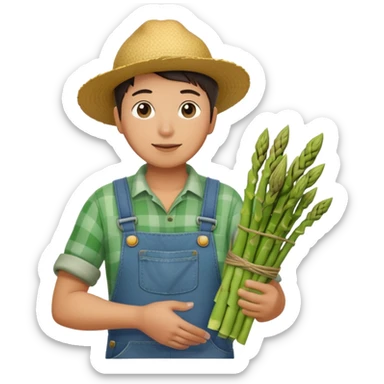 Asparagus farmer  sticker