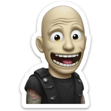 corey taylor if he was a opera singer sticker