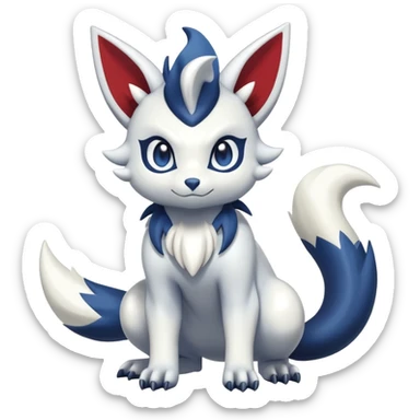 Shiny Absol-Furret-Meowstic-Zangoose-Hybrid (Full body) sticker