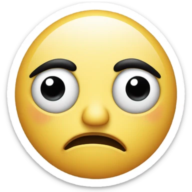 Pleading emoji sticker