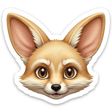 confused fennec sticker