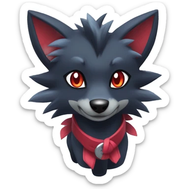 Cool Zorua-Zoroark-Mightyena sticker