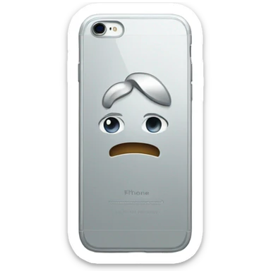 iphone with platinum case sticker