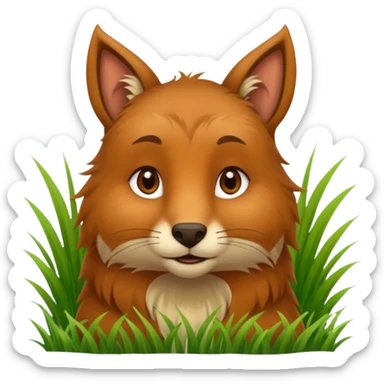 vegetarian animal sticker