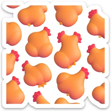chicken thighs meat sticker