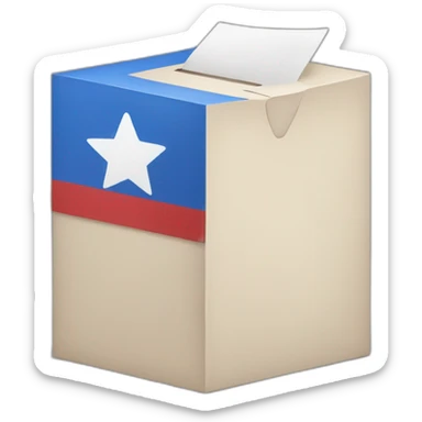 vote box voting sticker