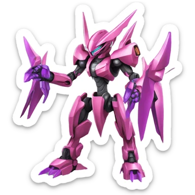  Cool Edgy Godly Futuristic Digimon-Genesect-Palkia-Medabot full body sticker