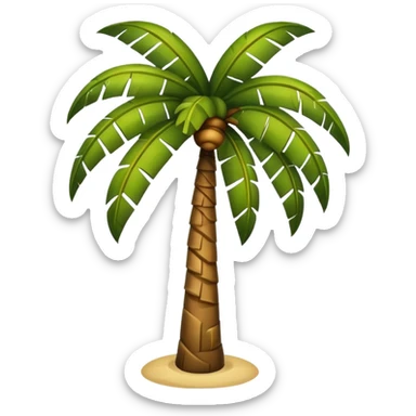 un animal palmier sticker