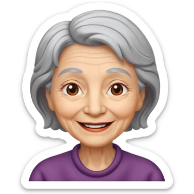 oldwoman sticker
