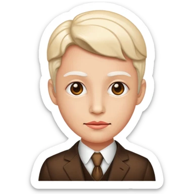 67 brainrot as a fancy person sticker