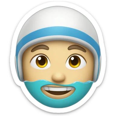 a swimmer in a swimming pool sticker