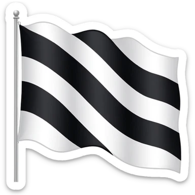 Fais moi le drapeau de la Bretagne comme il est réellement avec les 11 hermines et sans y ajouter ou modifier quoique ce soit pas même de personnages  sticker