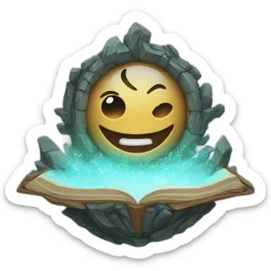 magical portal sticker