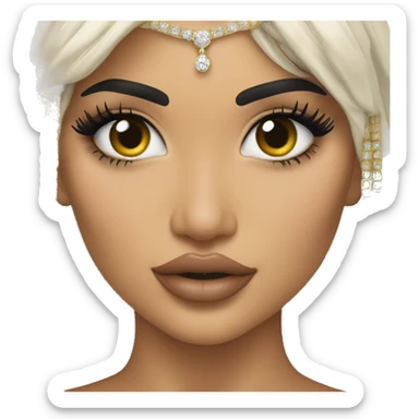 Kylie jenner royal princess jewellery sticker