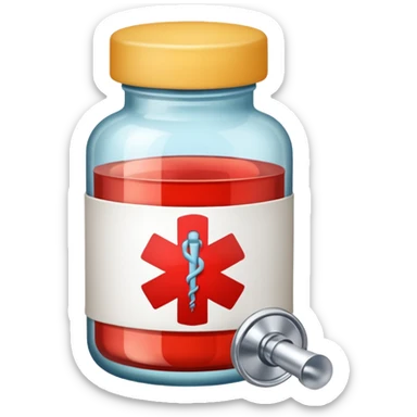 medical pain medication sticker